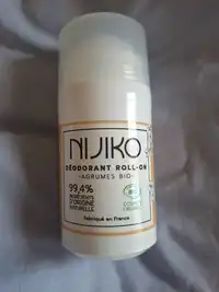 NIJIKO - Déodorant roll-on  agrumes bio