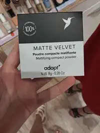 ADOPT' - Matte velvet - Poudre compacte matifiante