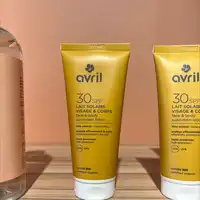 AVRIL - Lait solaire visage & corps 30 SPF
