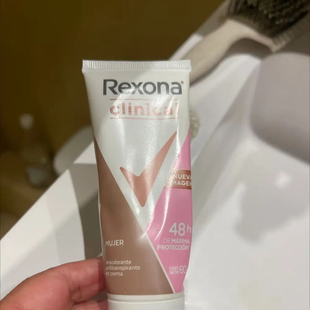 REXONA - Clinica - Deodorante antitranspirante en crema 48h