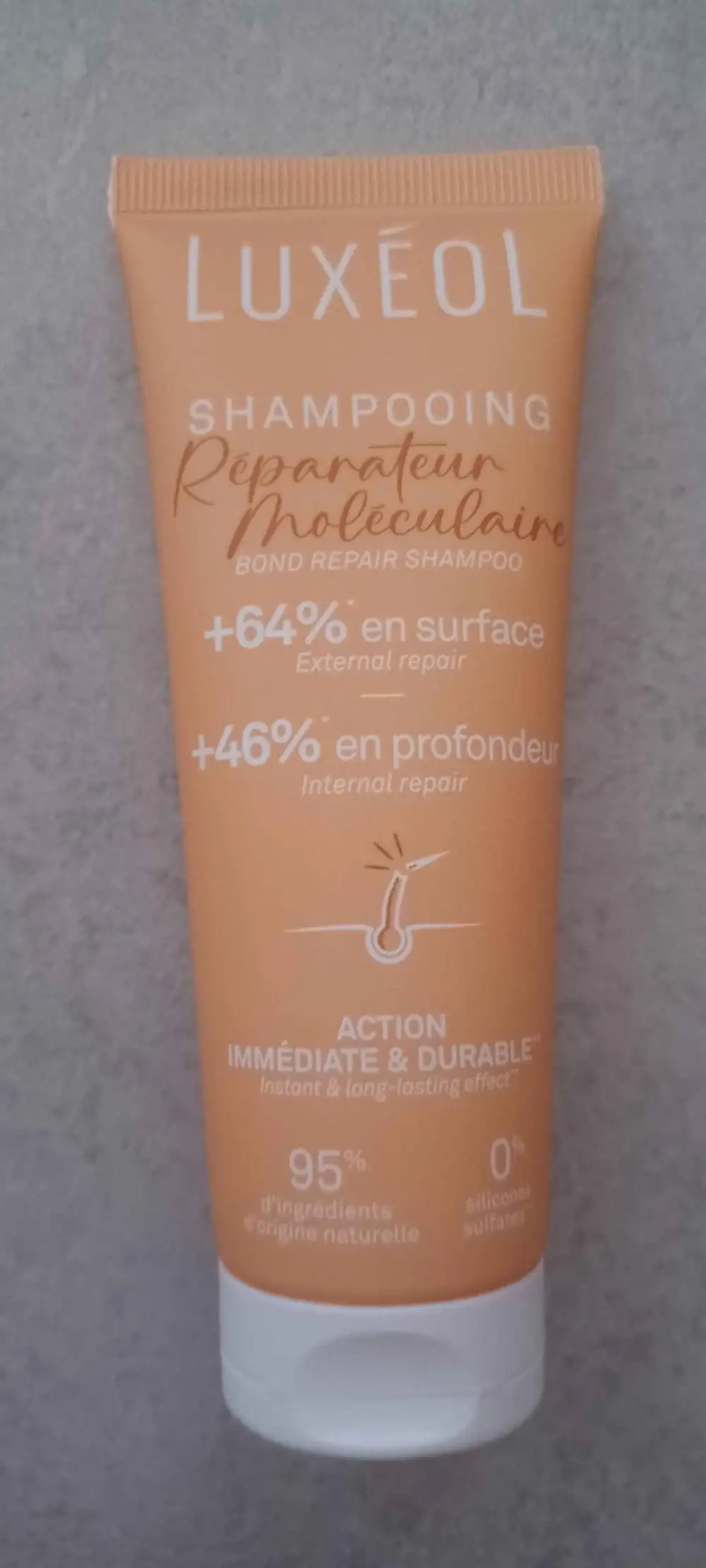 LUXÉOL - Shampooing réparateur moléculaire 