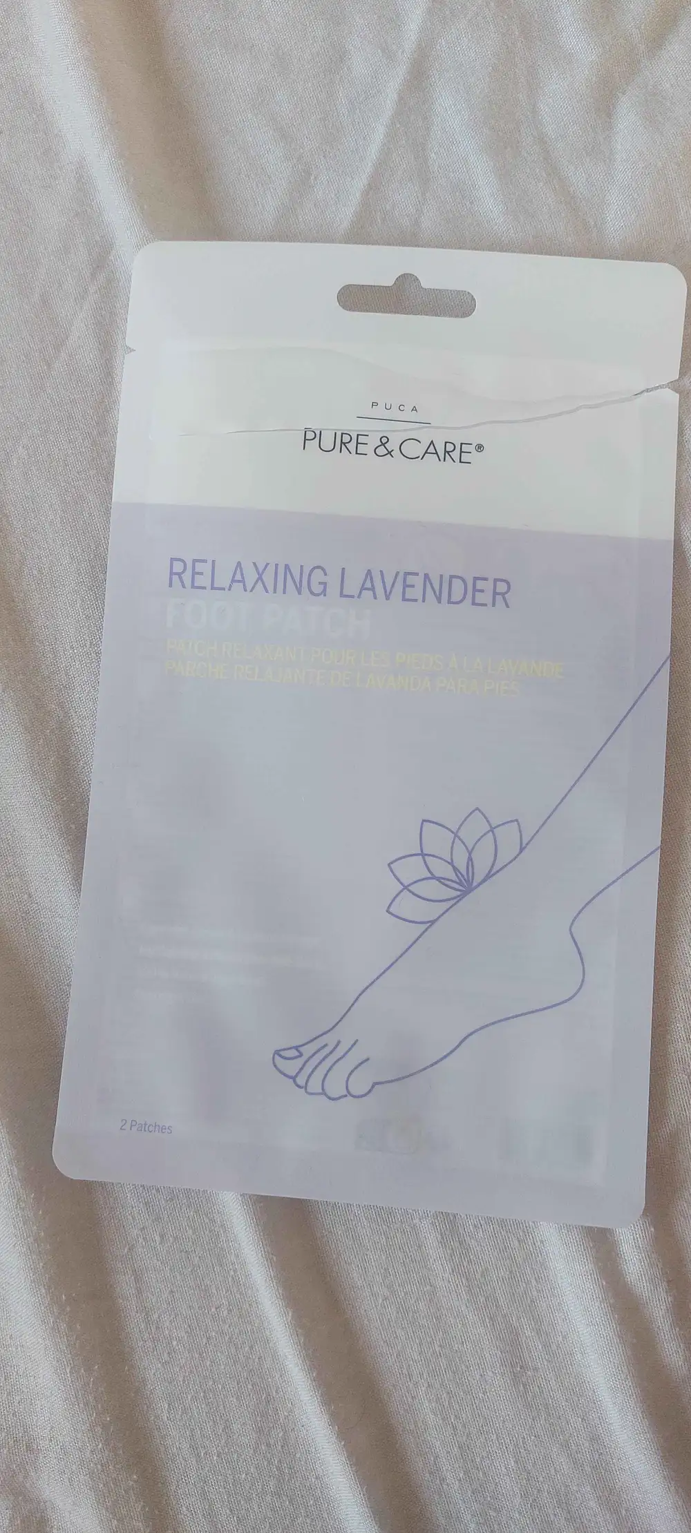 PUCA PURE & CARE - Patch relaxant pour les pieds à la lavande