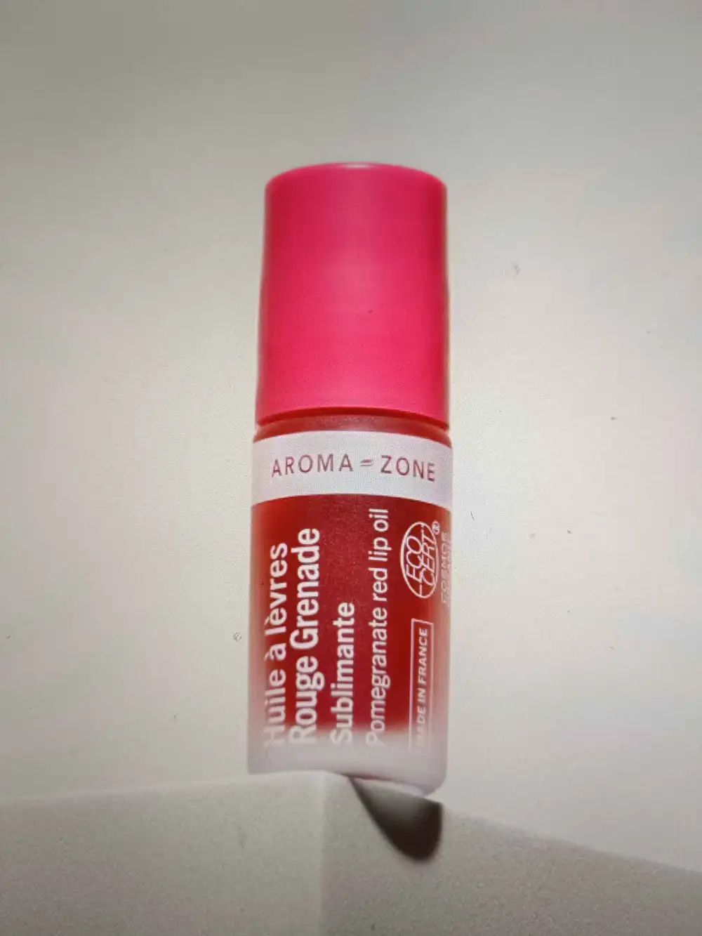 AROMA-ZONE - Huile à lèvres rouge grenade