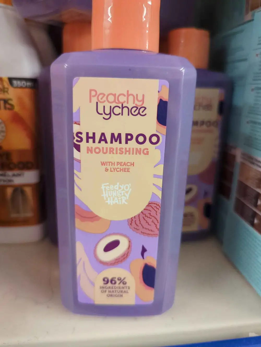 FEEDYO HUNGRY HAIR - Peachy lychee - Shampoo nourishing 