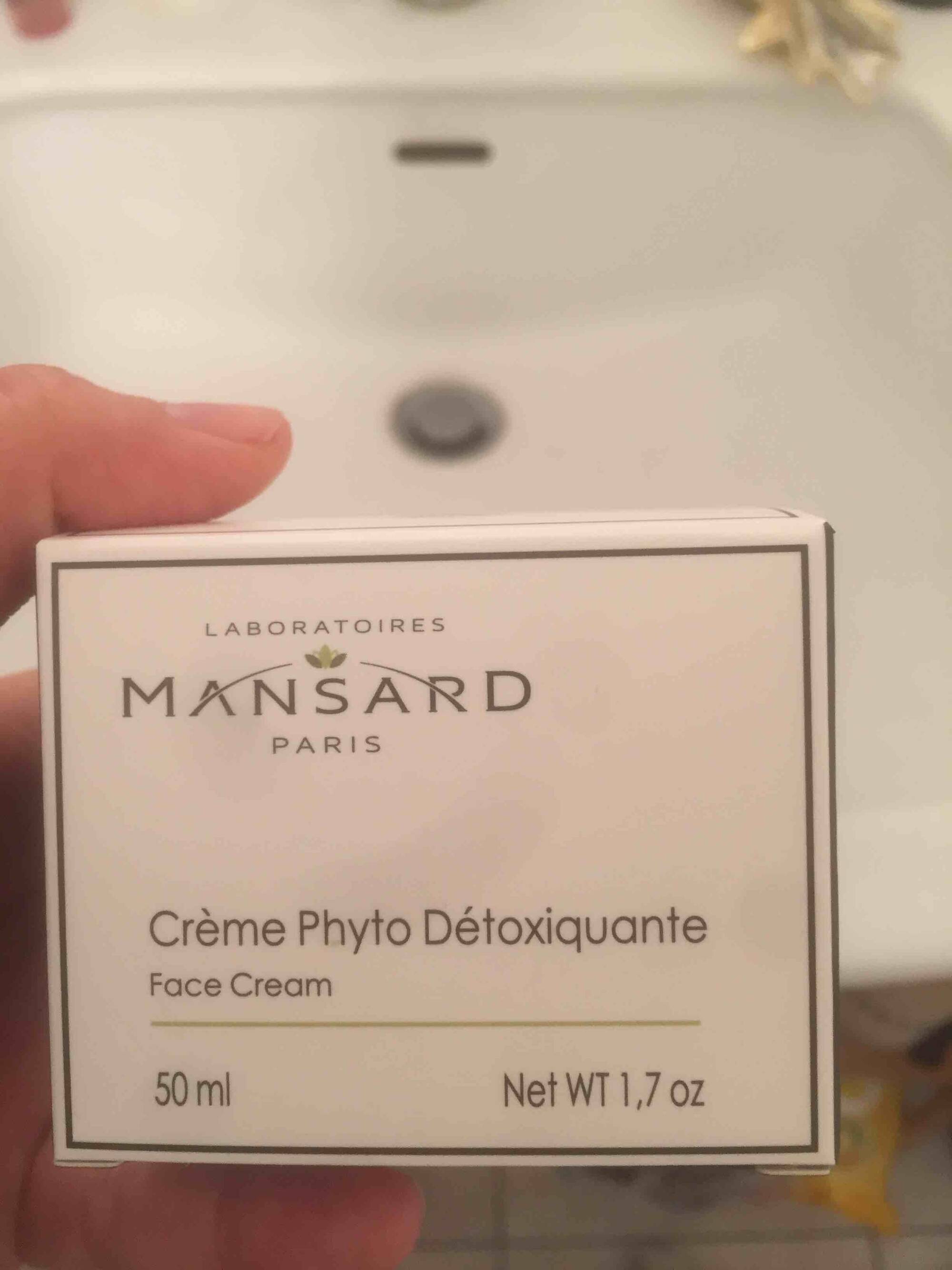 MANSARD - Crème phyto détoxiquante
