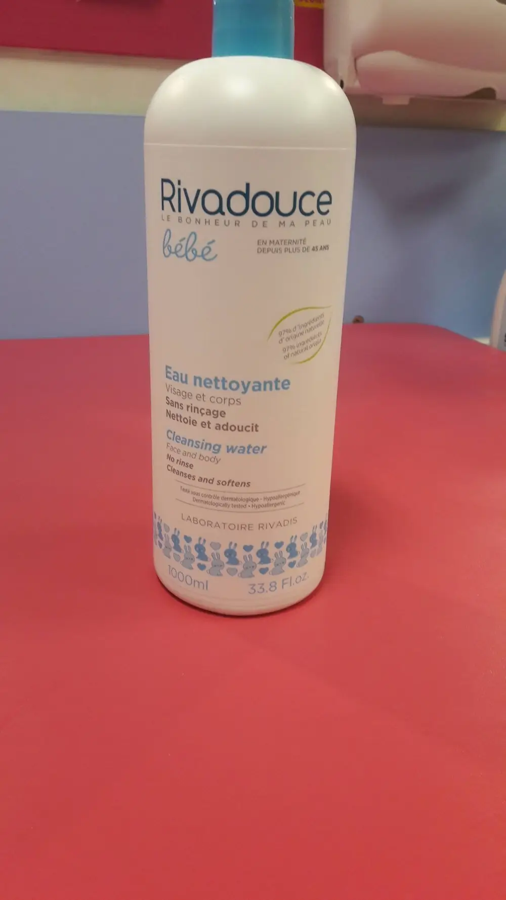 RIVADOUCE - Eau nettoyante visage et corps