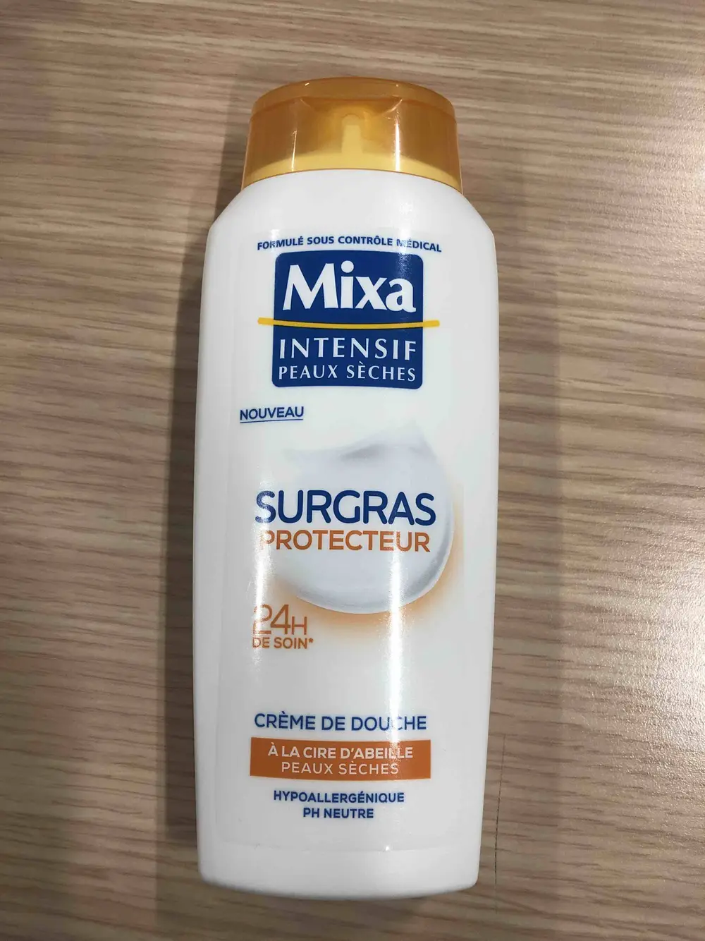 MIXA - Surgras protecteur - Crème de douche à la cire d'abeille