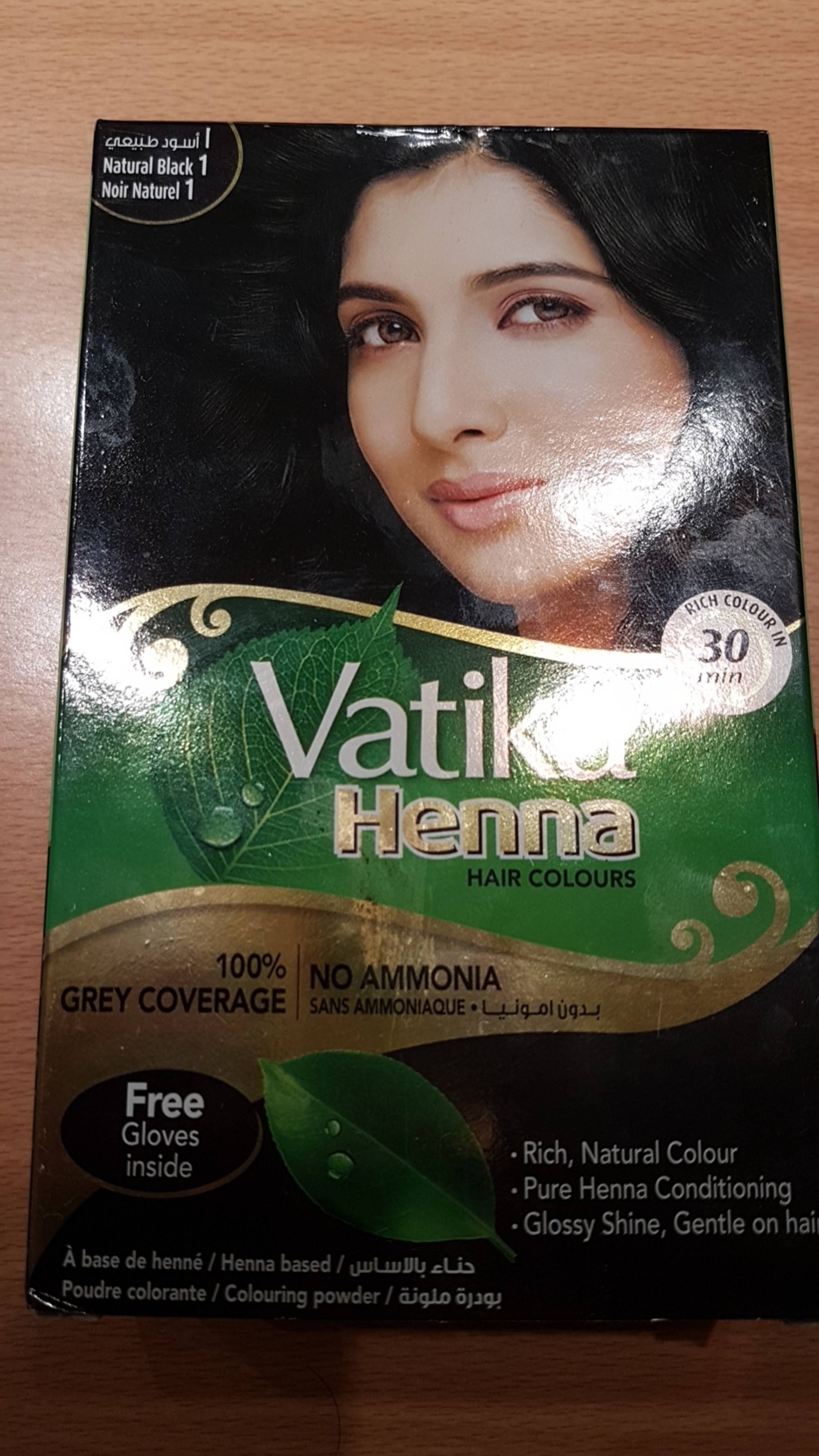 VATIKA - Henna - Hair colours noir naturel