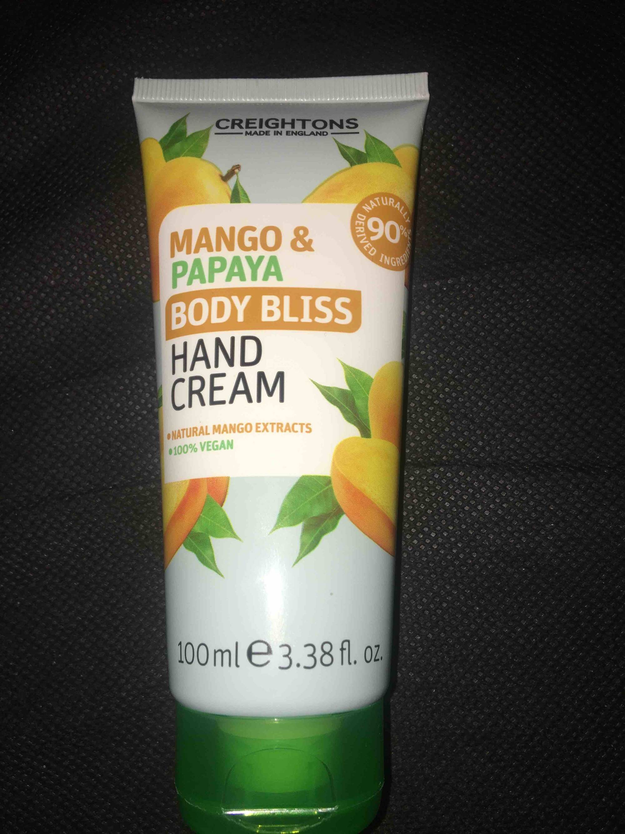 CREIGHTONS - Body bliss - Hand cream - Mango & papaya