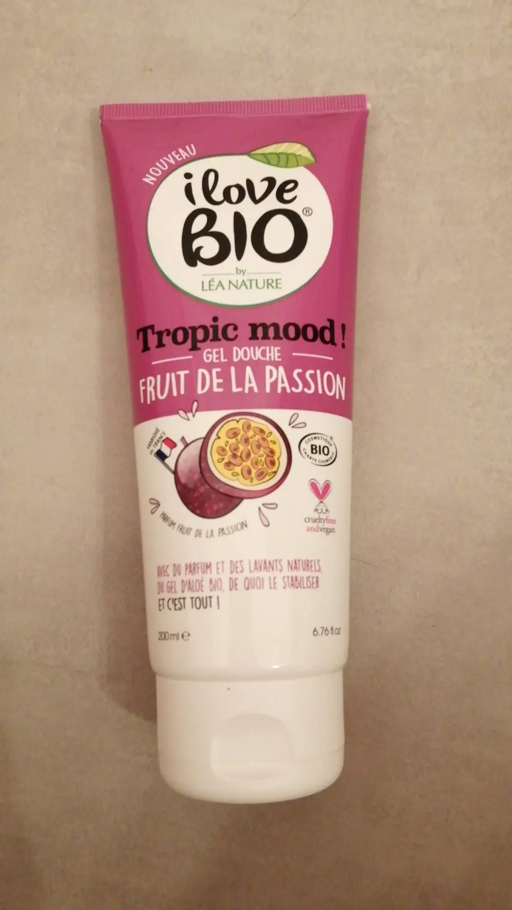 I LOVE BIO BY LÉA NATURE - Tropic mood ! - Gel douche Fruit de la passion