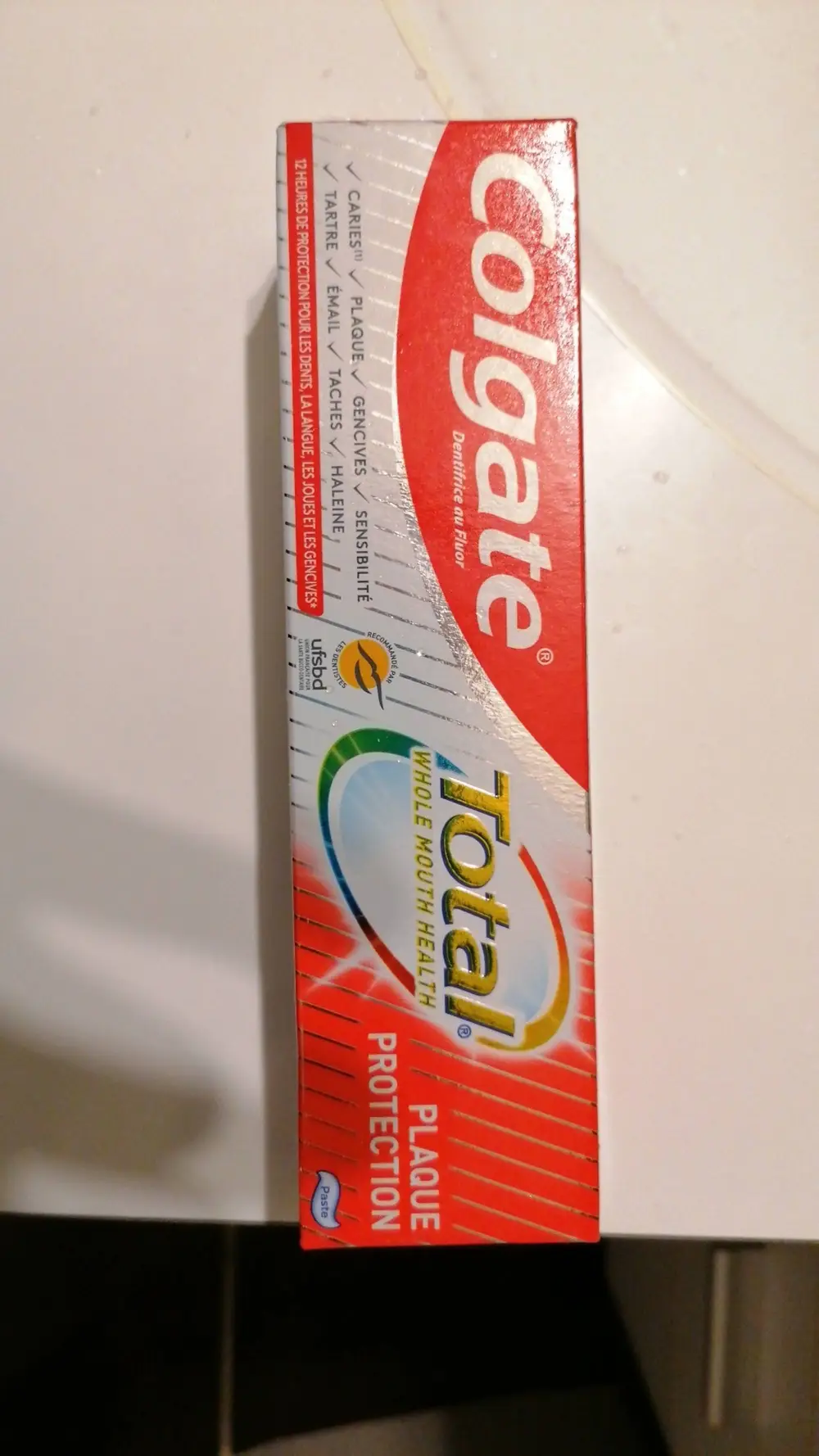 COLGATE - Total Plaque protection - Dentifrice au fluor