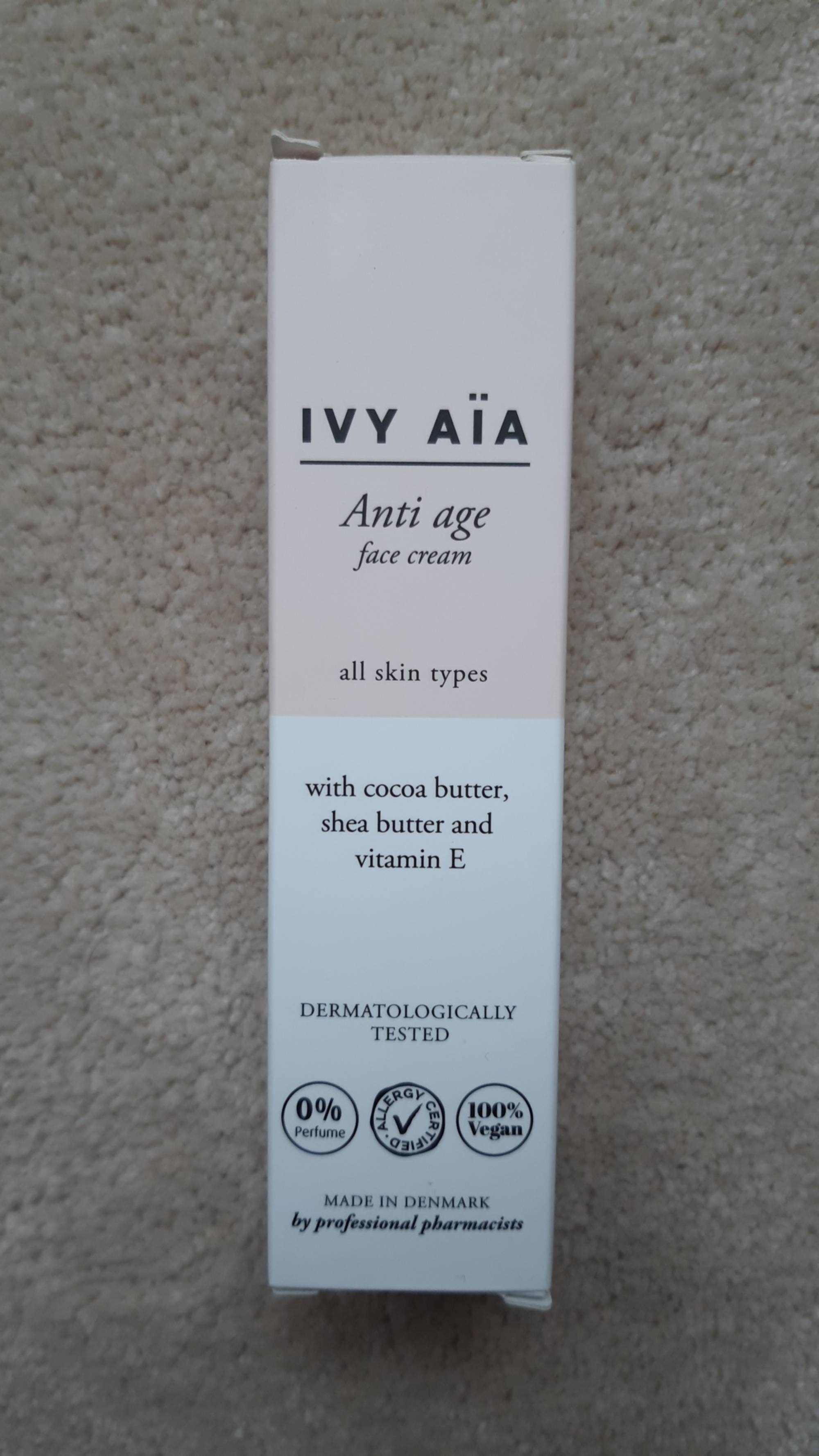 IVY AÏA - Anti age face cream