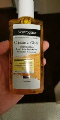 NEUTROGENA - Curcuma clear - Beruhigendes 3 in 1 abschmink-gel