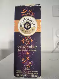 ROGER & GALLET - Gingembre - Eau fraîche parfumée 