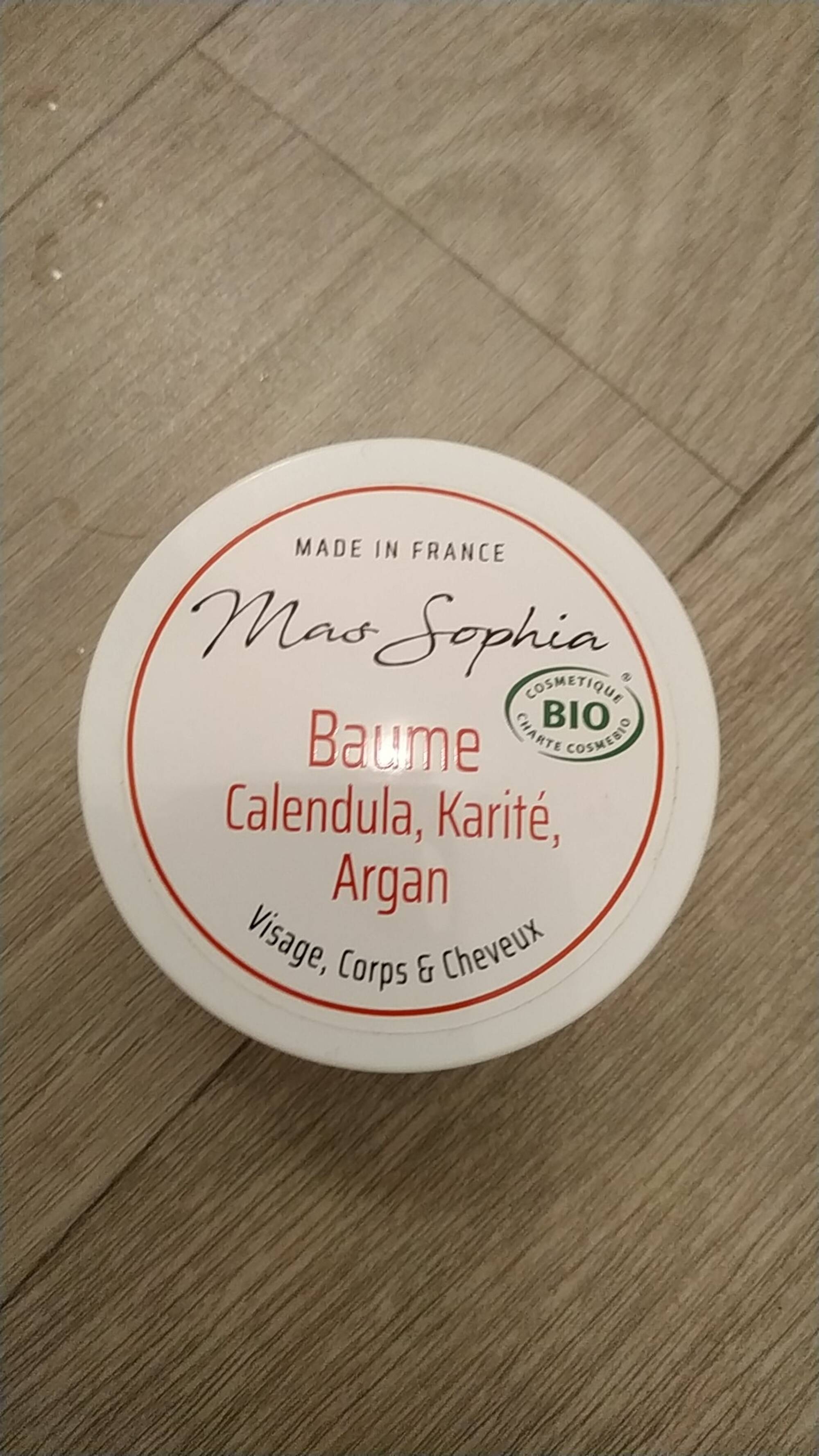 MAS SOPHIA - Baume calendula karité & argan 