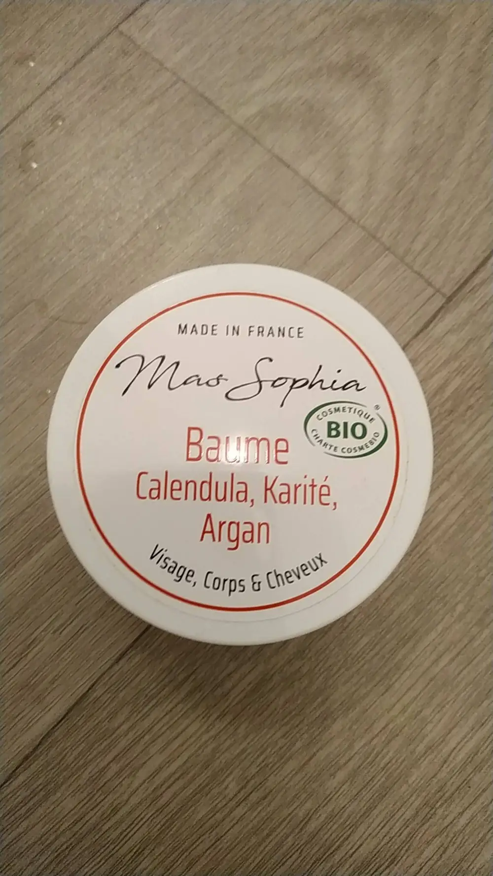 MAS SOPHIA - Baume calendula karité & argan 