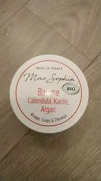MAS SOPHIA - Baume calendula karité & argan 