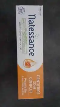 NATESSANCE - Dentifrice soin complet propolis bio & jus d'aloe vera bio