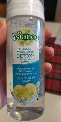 YSIANCE - Mousse micellaire detox+ 