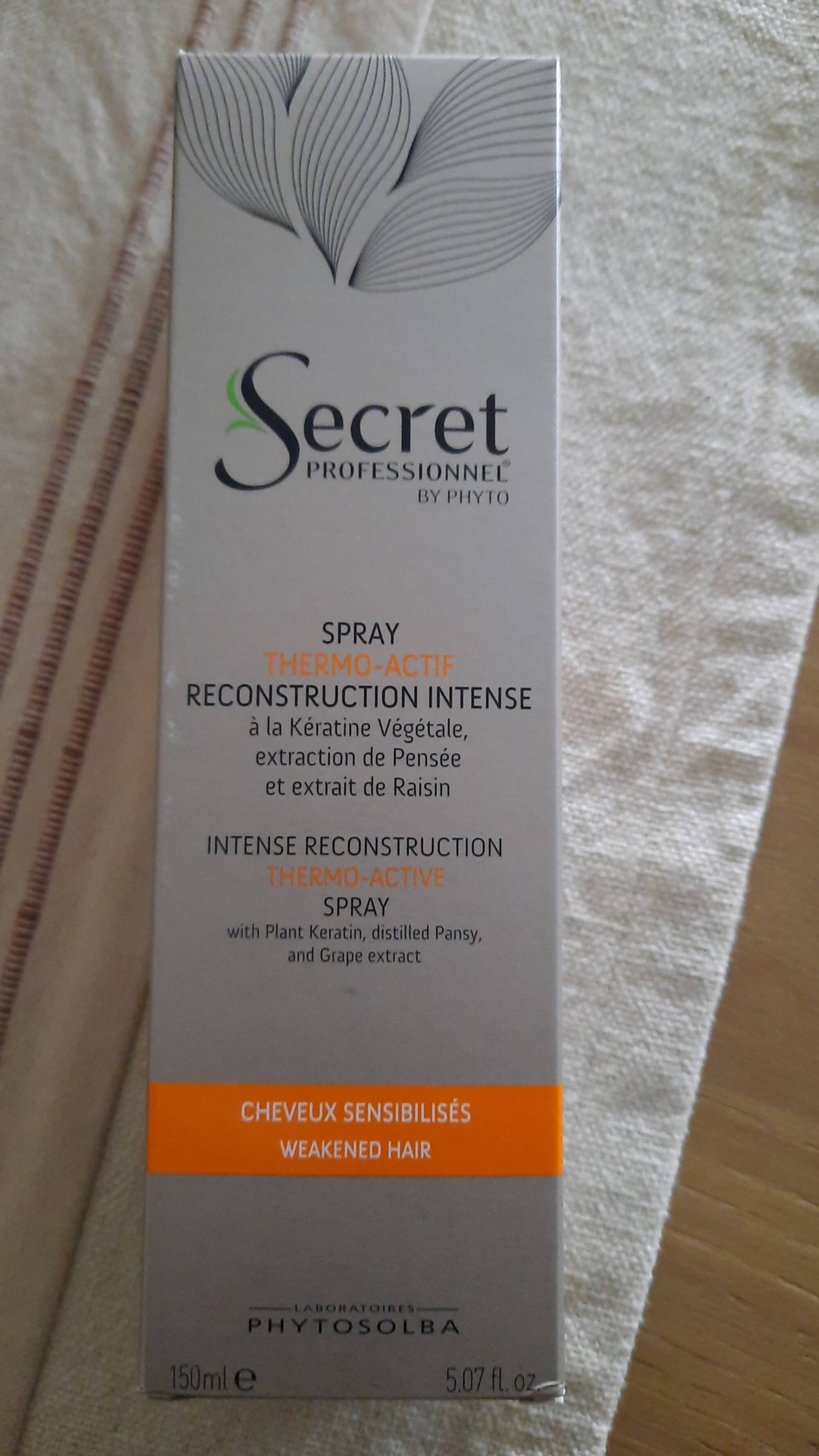 SECRET PROFESSIONNEL - Spray thermo-actif reconstructin intense