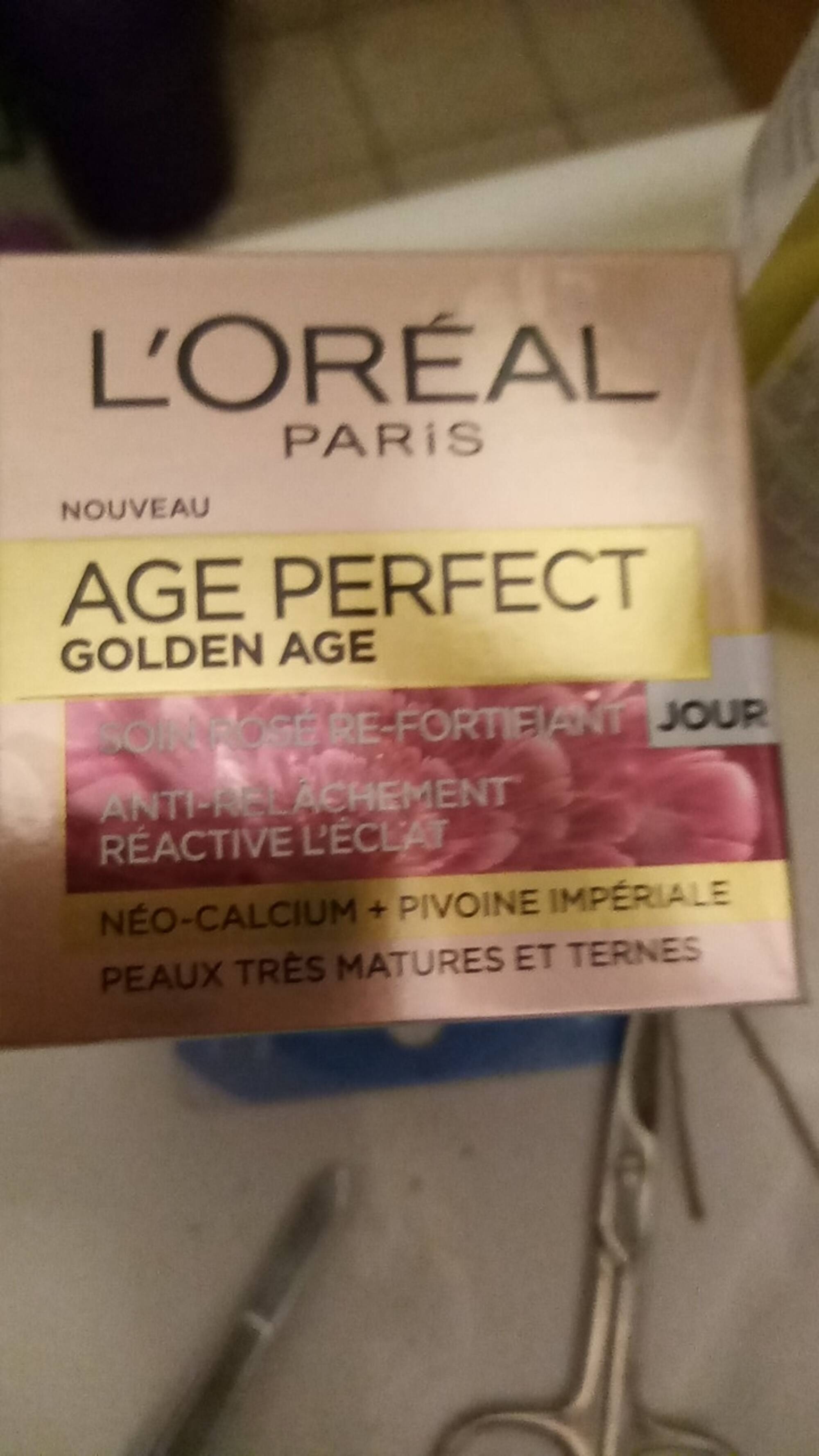 L'ORÉAL PARIS - Age perfect Golden age - Soin rose re-fortifiant