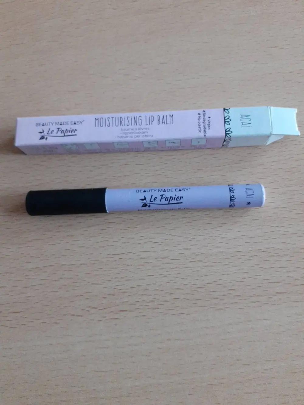 LE PAPIER - Acai - Moisturising lip balm