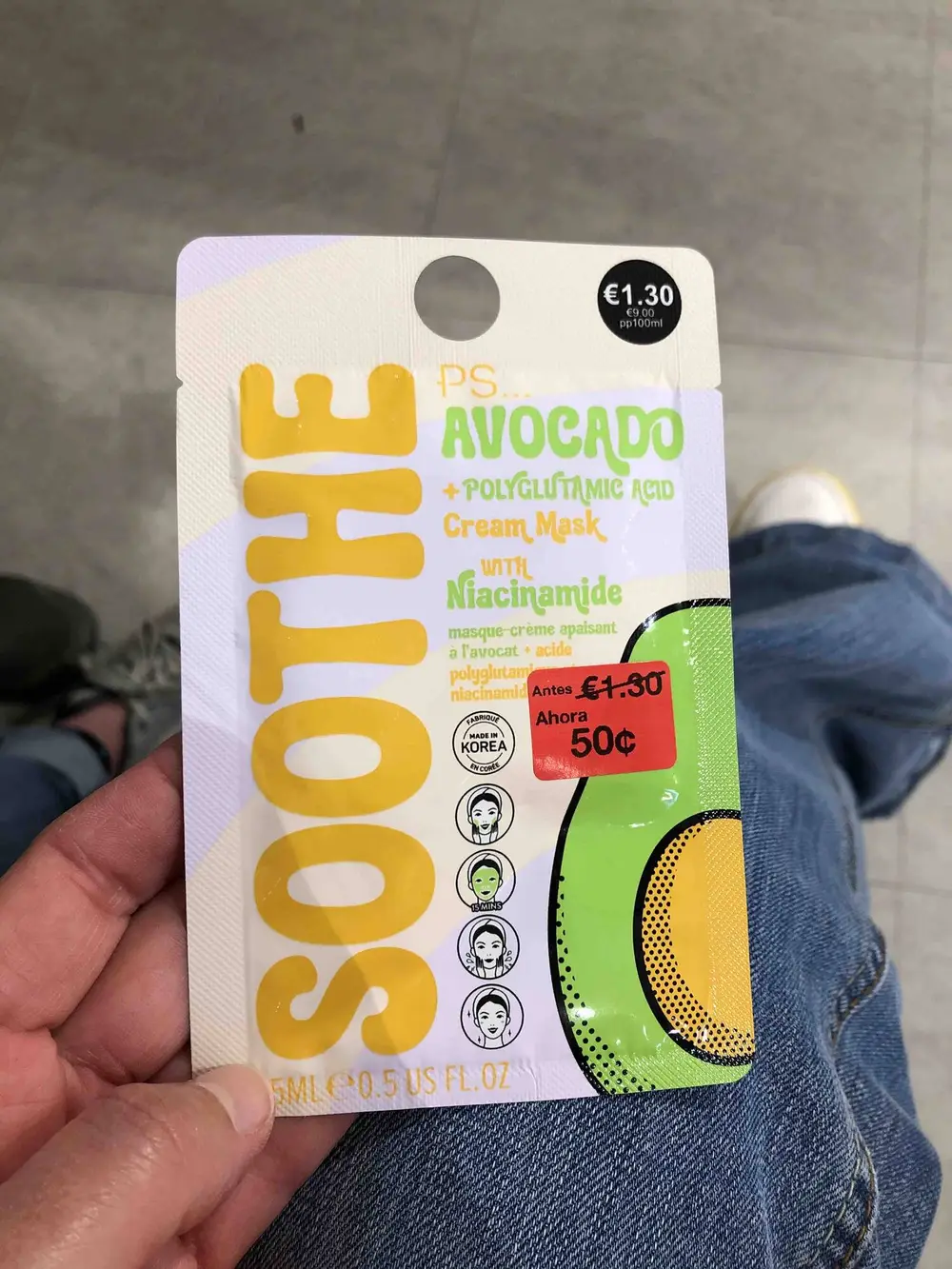 PRIMARK - Soothe Avocado - Cream mask