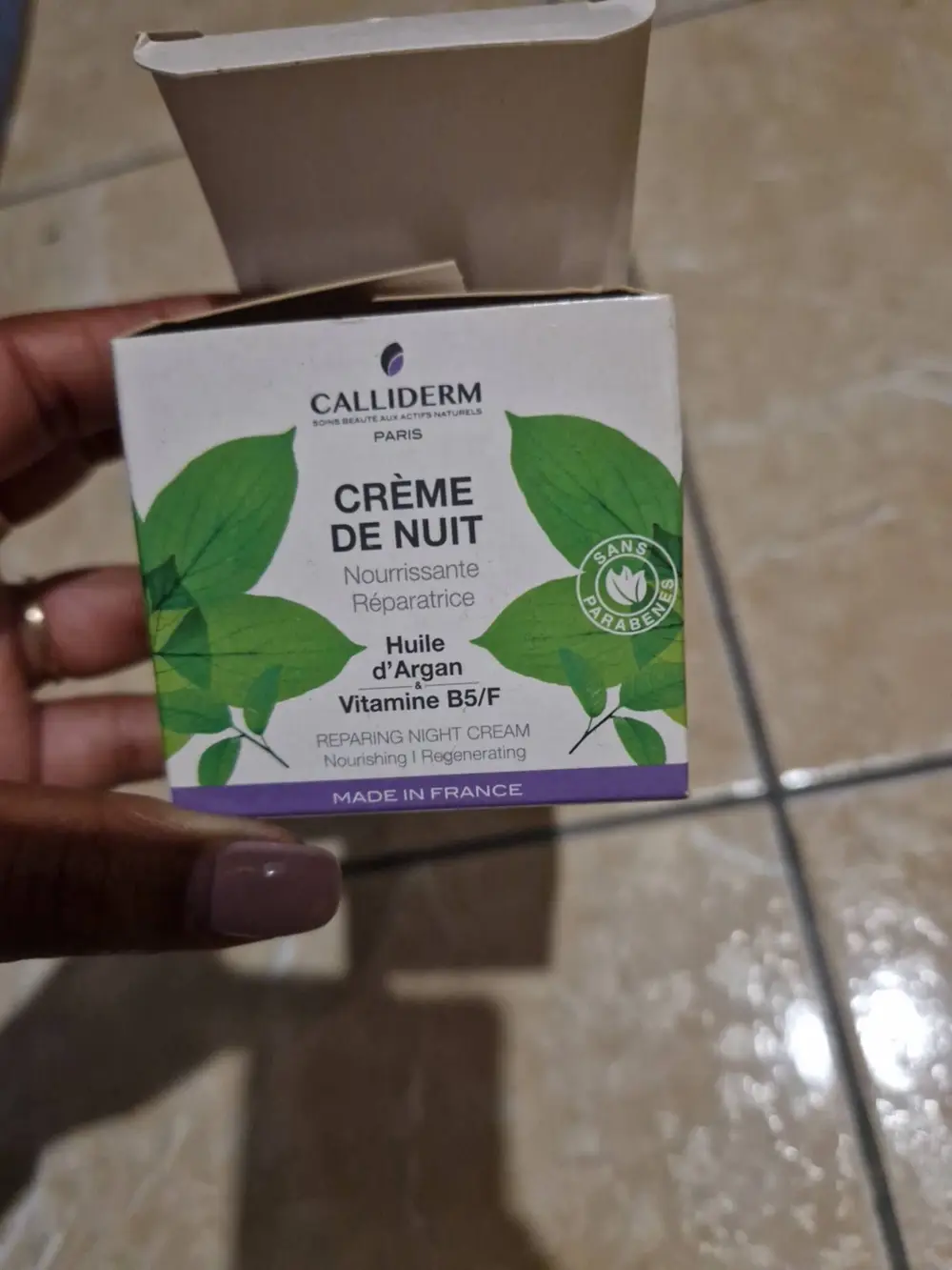 CALLIDERM - Crème de nuit huile d'Argan