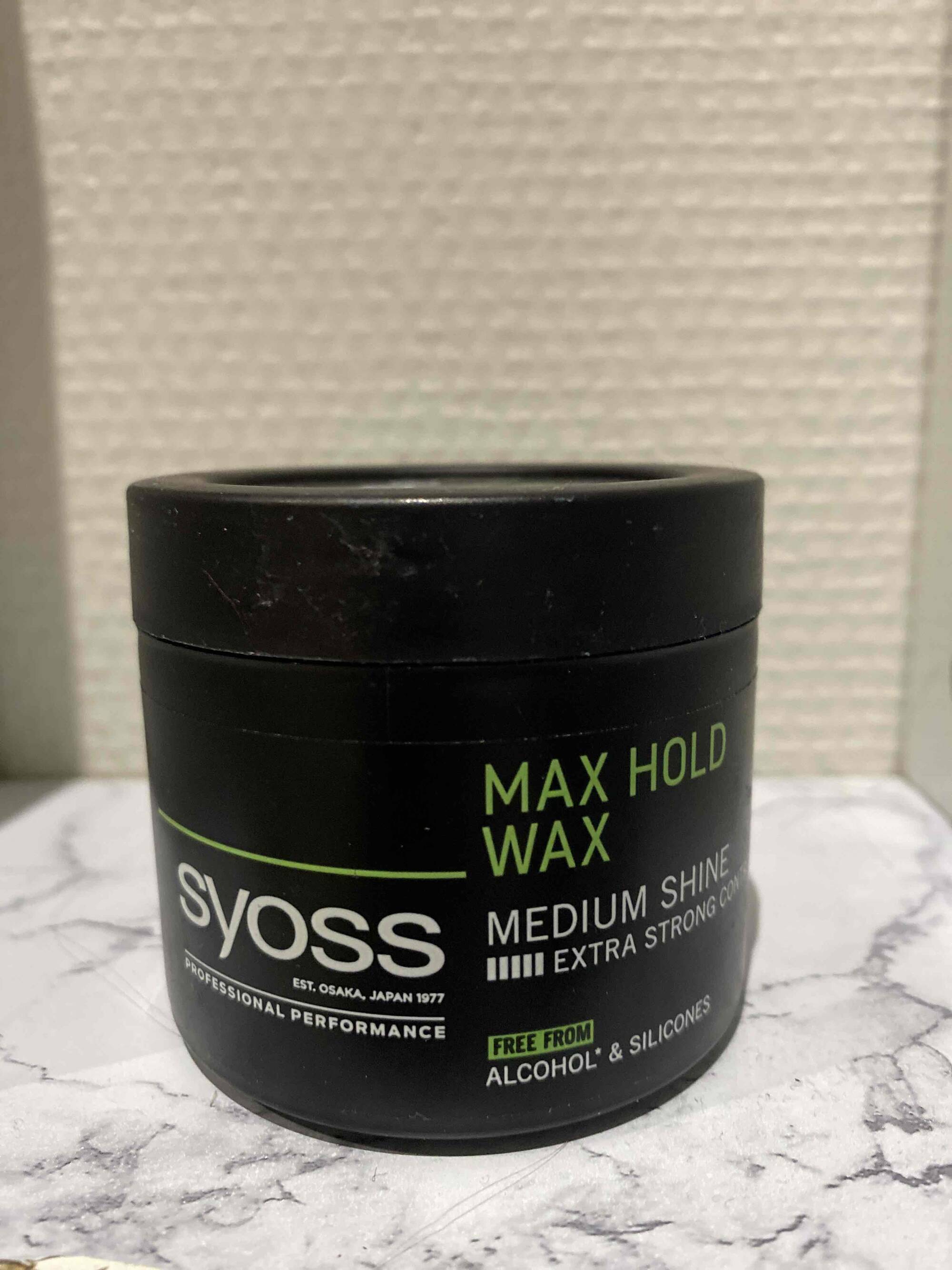 SYOSS - Max hold wax