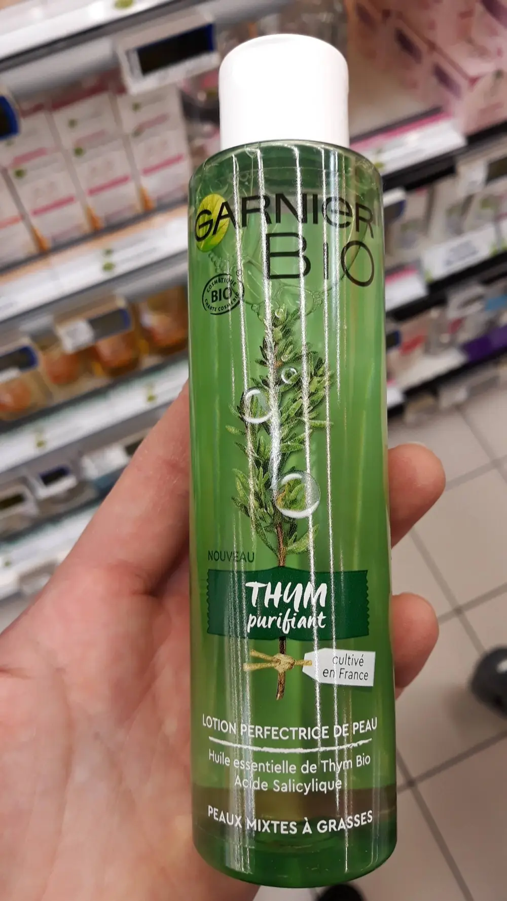 GARNIER - Thym purifiant - Lotion perfectrice de peau