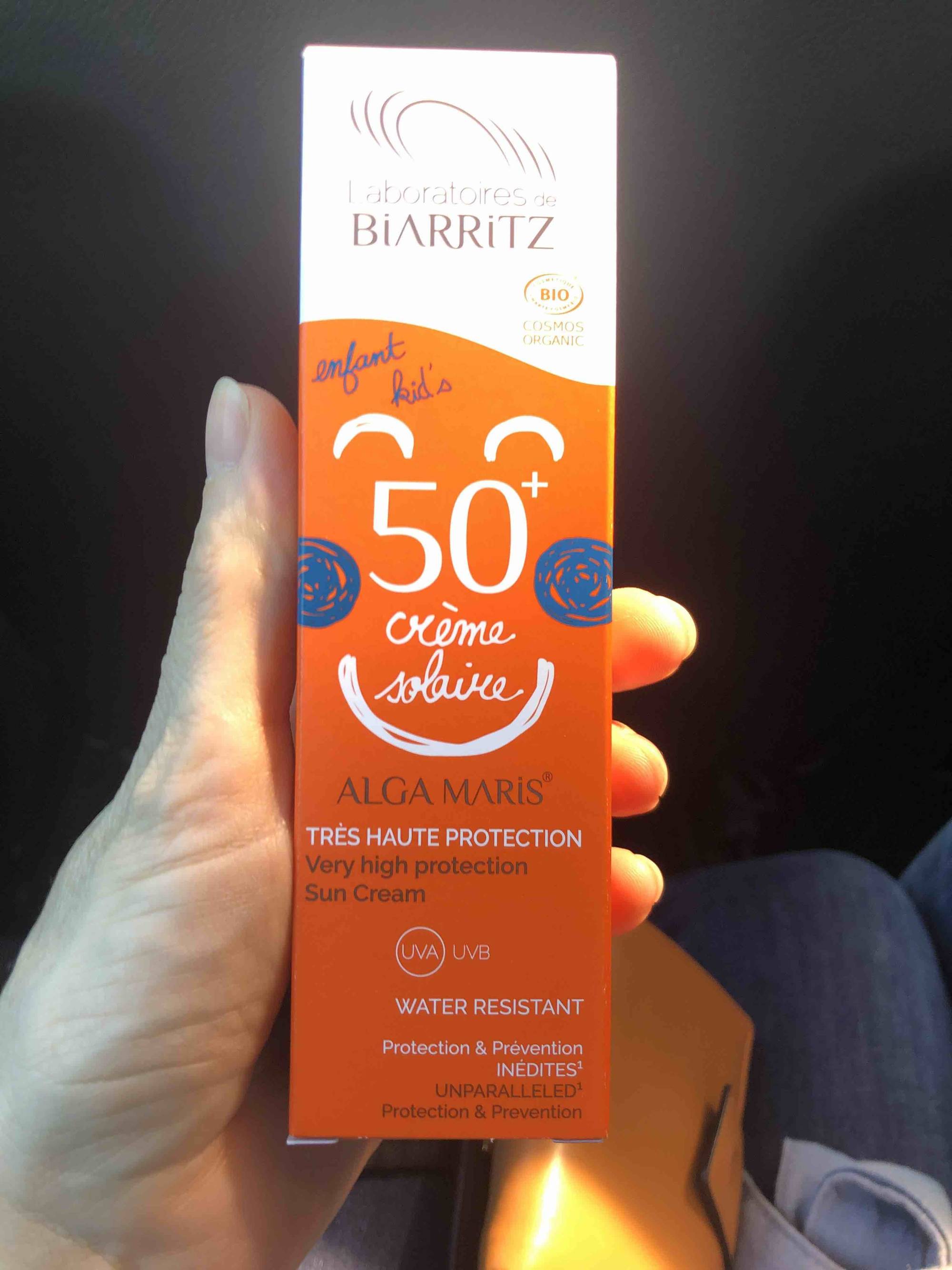 LABORATOIRE DE BIARRITZ - ALGA MARIS - Crème solaire enfant 50+