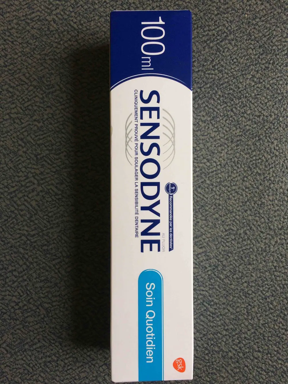 SENSODYNE - Soin quotidien - Dentifrice au fluor