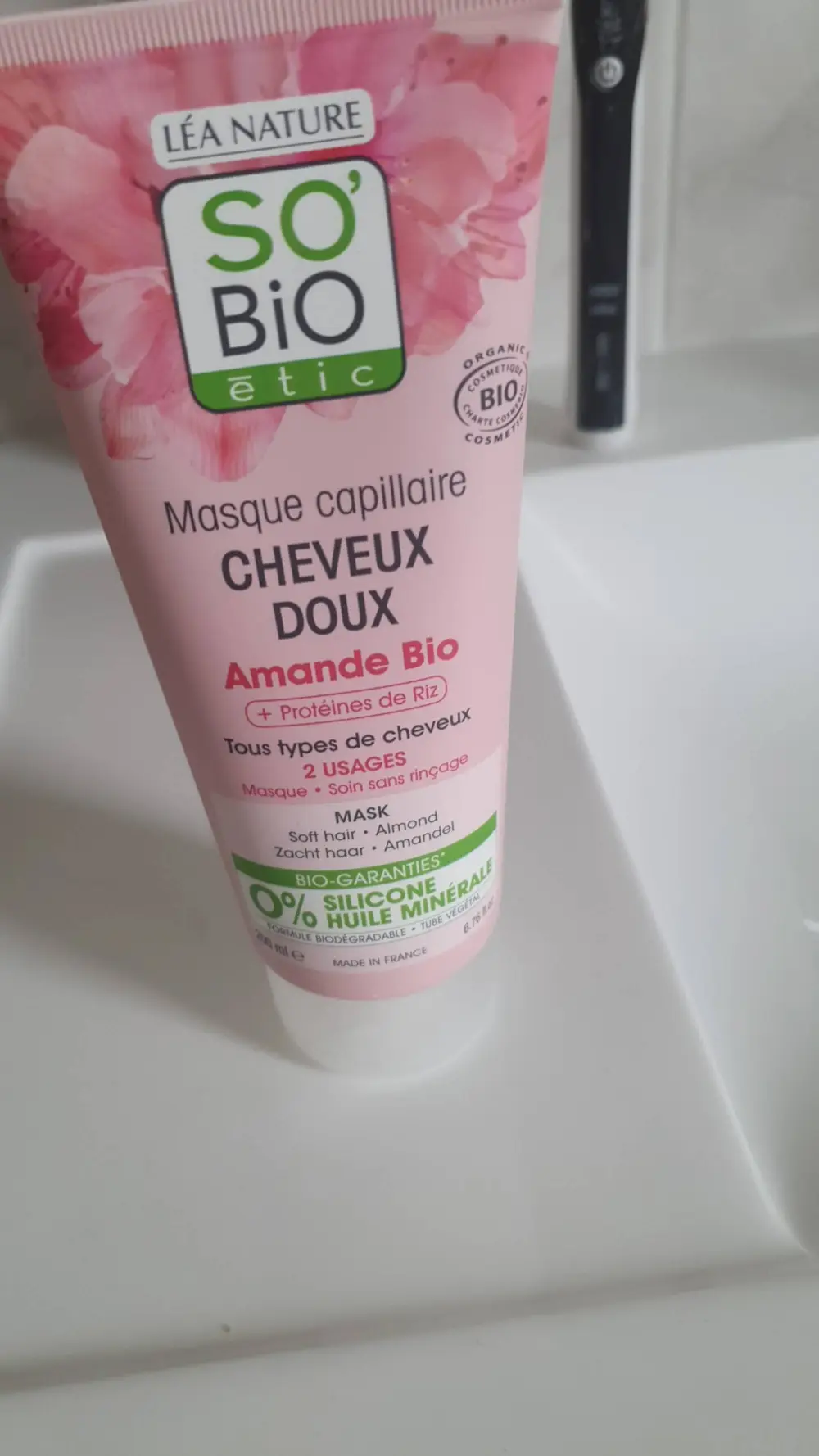 SO'BIO ÉTIC - Cheveux doux - Masque capillaire amande bio