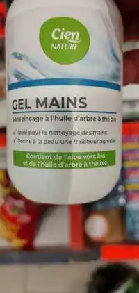 CIEN - Cien Nature Gel mains sans rinçage à l'huile d'arbre à thé bio