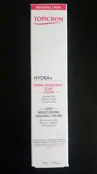 TOPICREM - Hydra+ - Crème hydratante élcat légère