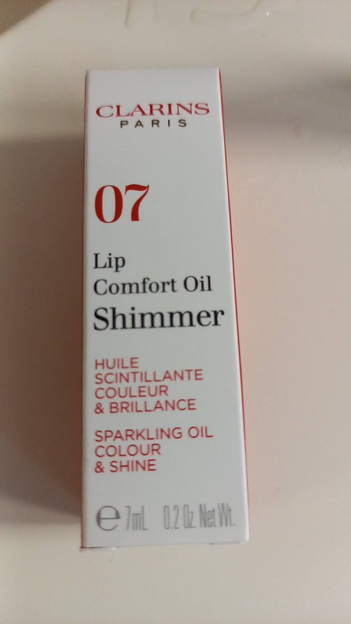 CLARINS - Lip comfort oil shimmer 07