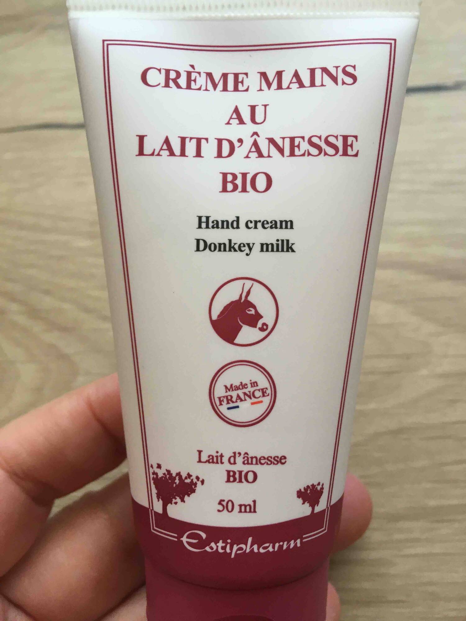 ESTIPHARM - Crème mains au lait d'ânesse bio