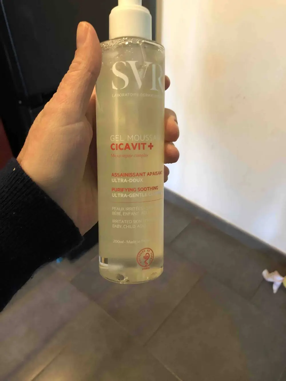 SVR - Cicavit + - Gel moussant ultra-doux