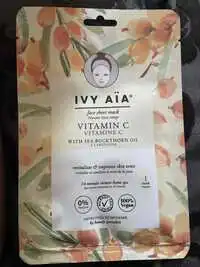 IVY AÏA - Masque tissu visage Vitamin C