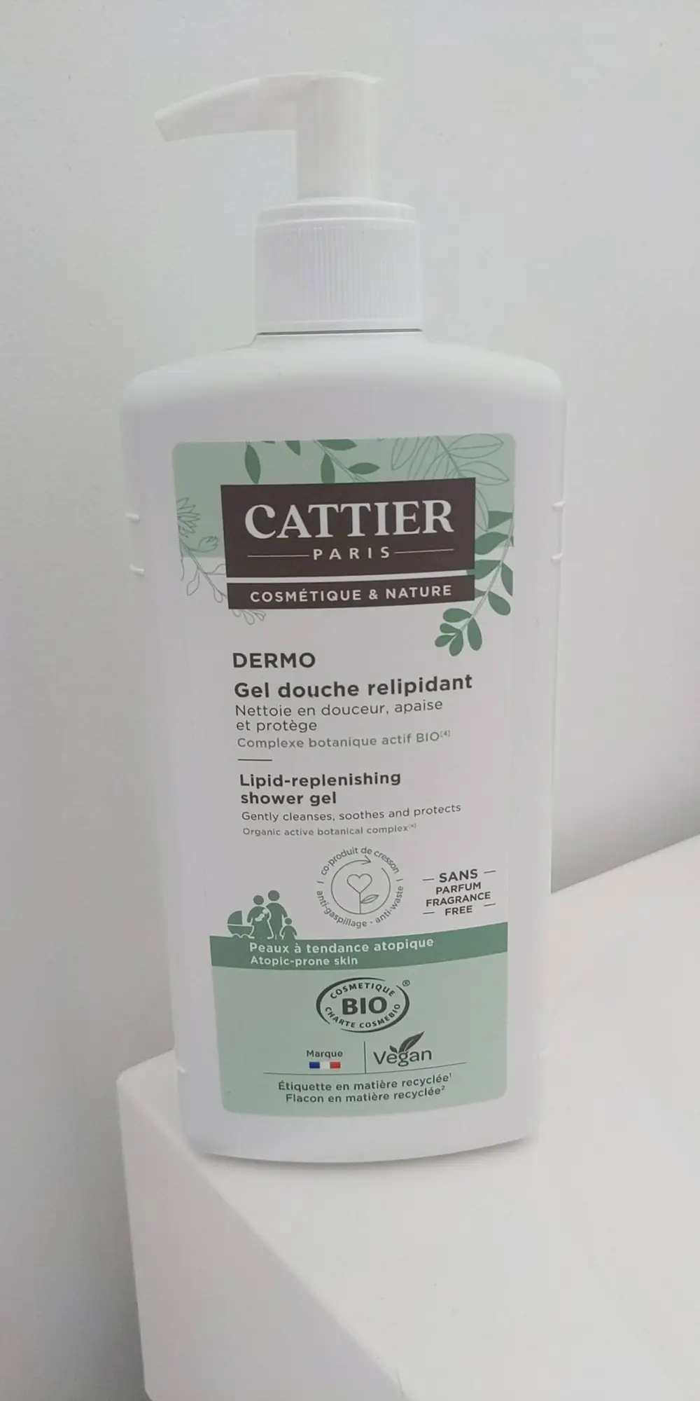 CATTIER - Dermo - Gel douche relipidant