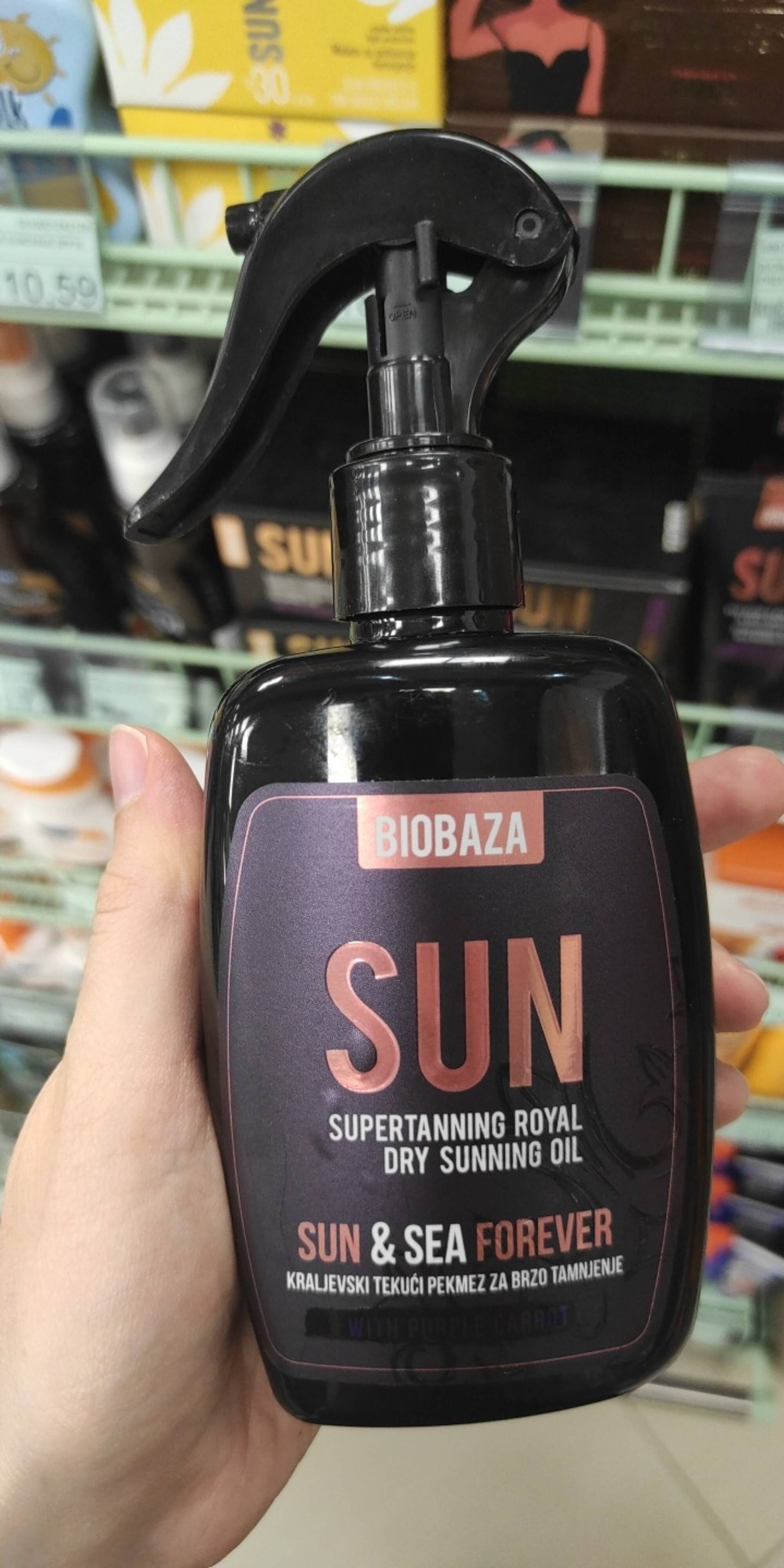BIOBAZA - Sun & sea forever - Spertanning royal dry sunning oil