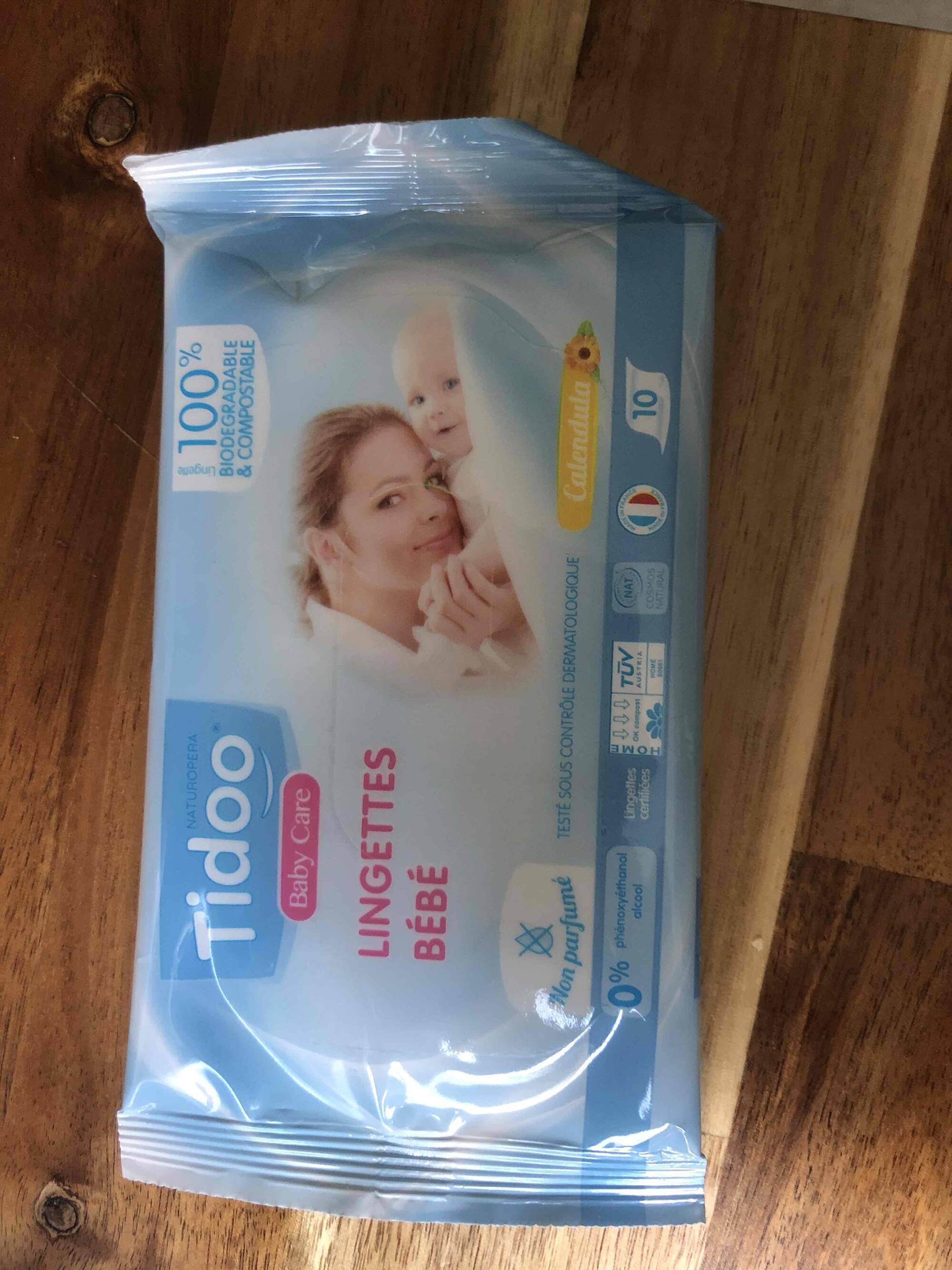 TIDOO - Lingette bébé non parfumé