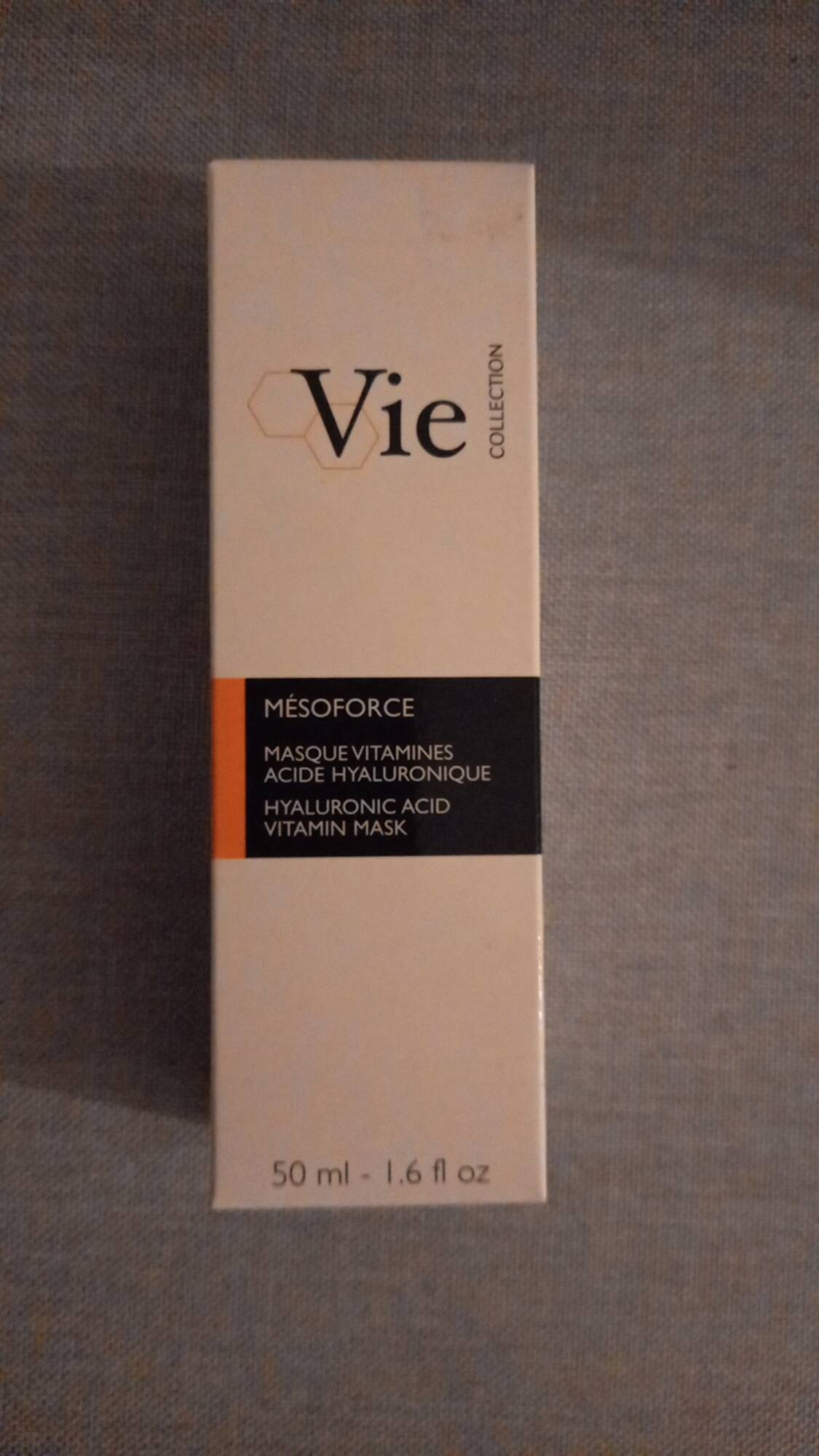 VIE COLLECTION - Mesoforce - Masque vitamines acide hyaluronique
