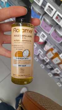 FLORAME - Cheveux secs - Huile capillaire aux huiles essentielles bio