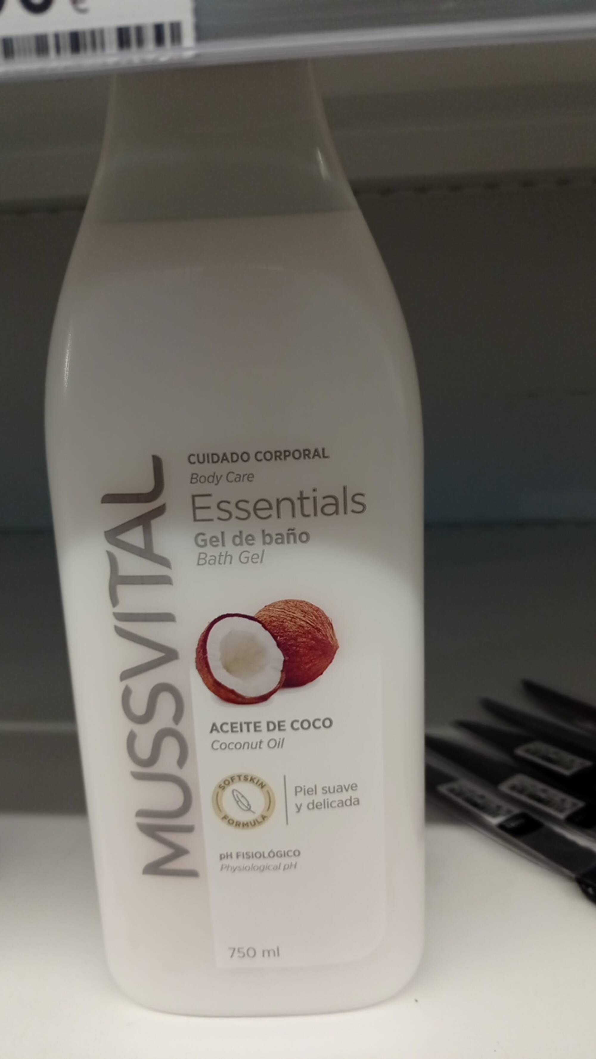 MUSSVITAL - Essentials bath gel