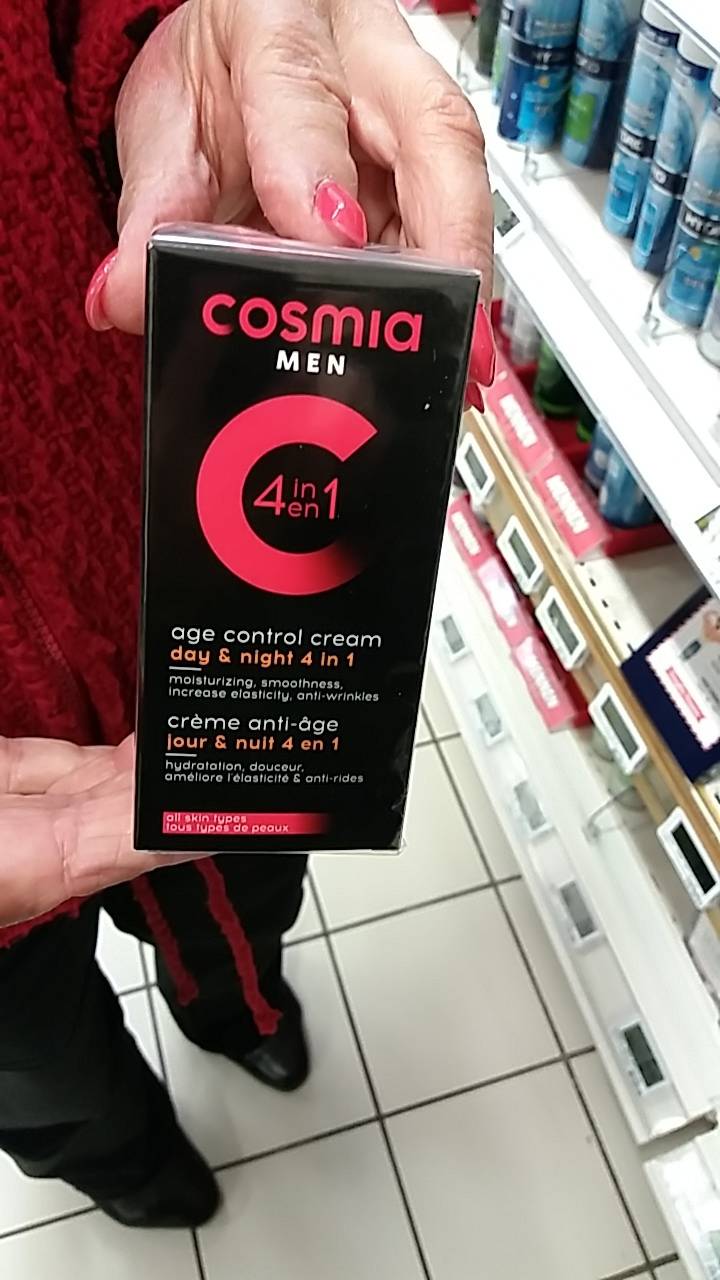 COSMIA - Men crème anti-âge 4 en 1