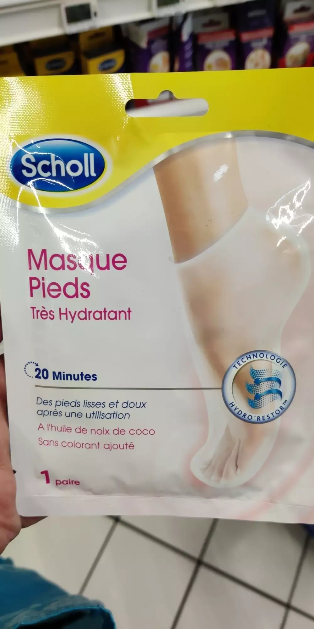 SCHOLL - Masque pieds très hydratant