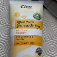 CIEN - Protège et nourrit - Crème mains soins anti-âge