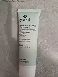 AVRIL - Masque visage purifiant aux argiles rouges et blanches