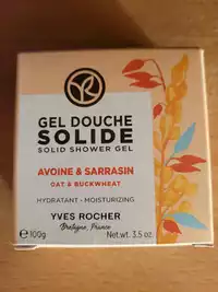 YVES ROCHER - Avoine & sarrasin - Gel douche solide